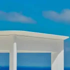 Mesa de centro exterior de diseño Varaschin System en aluminio pintado Viadurini