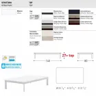 Mesa de centro exterior de diseño Varaschin System en aluminio pintado Viadurini