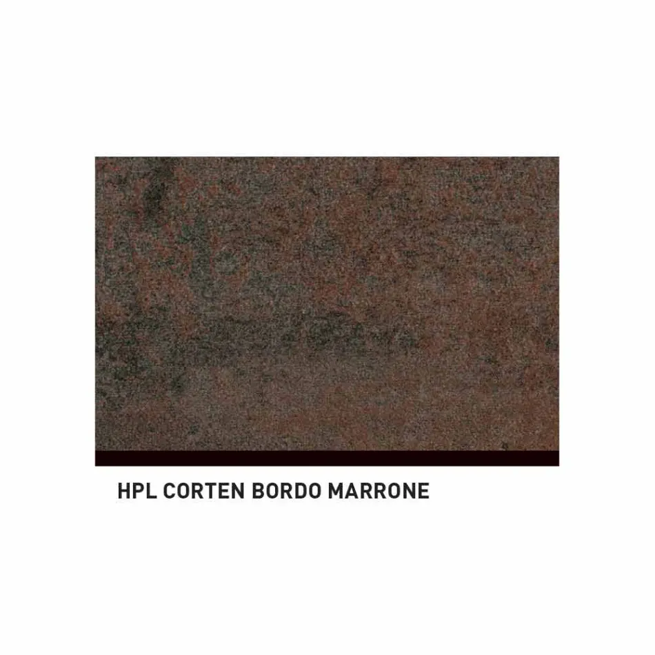 Mesa de centro exterior de diseño Varaschin System en aluminio pintado Viadurini