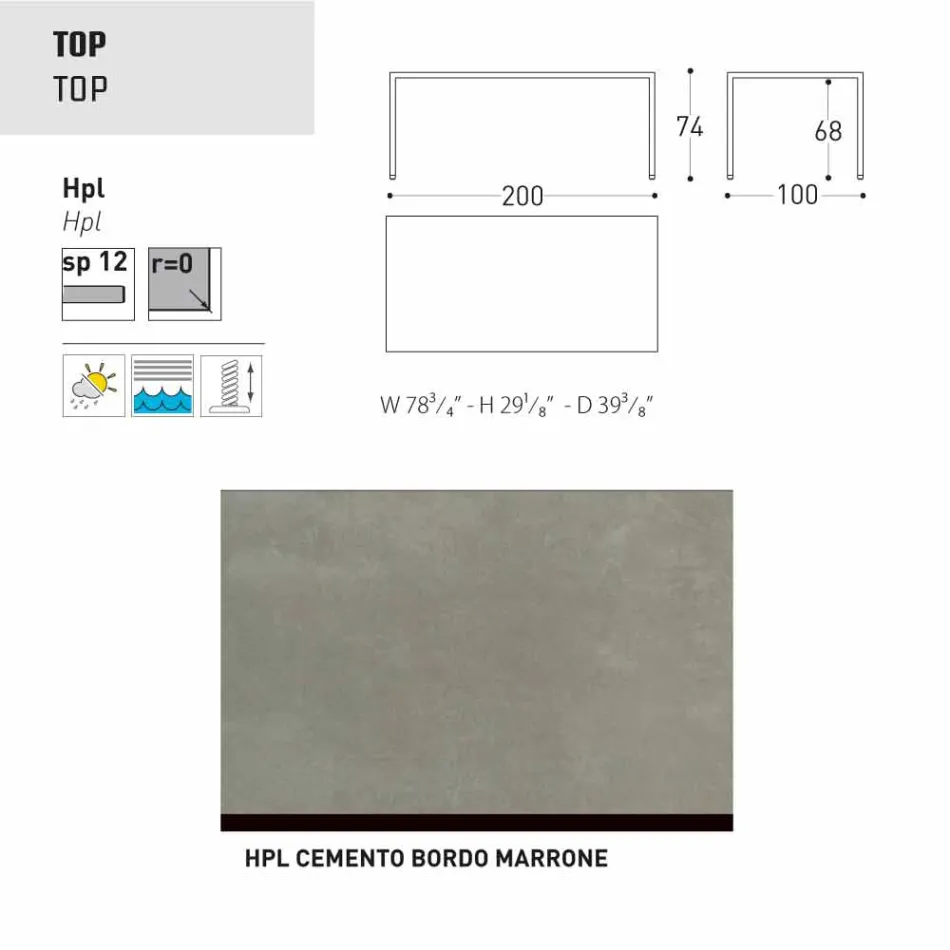 Varaschin Victor mesa para comedor interior y jardín, diseño moderno Viadurini