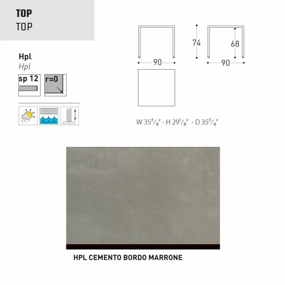 Varaschin Victor mesa para comedor interior y jardín, diseño moderno Viadurini