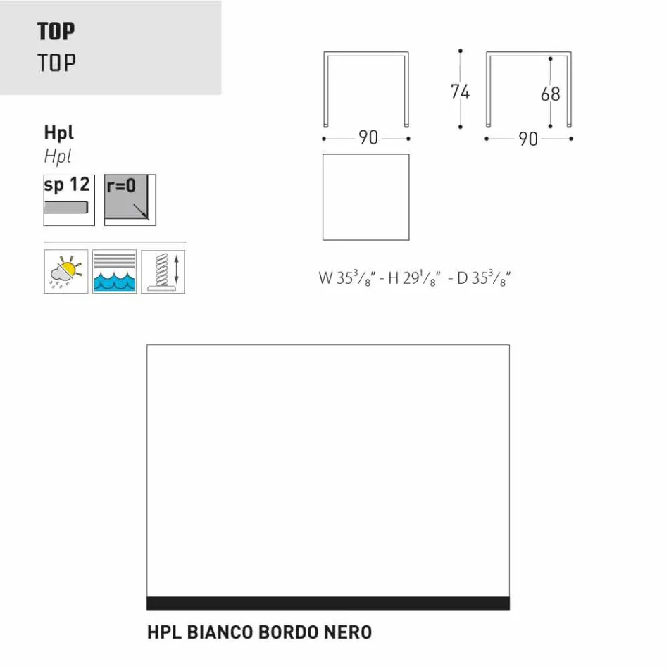 Varaschin Victor mesa para comedor interior y jardín, diseño moderno Viadurini