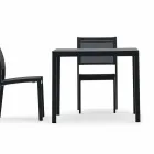 Varaschin Victor mesa para comedor interior y jardín, diseño moderno Viadurini