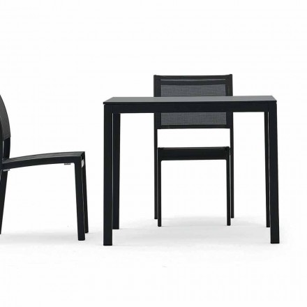 Varaschin Victor mesa para comedor interior y jardín, diseño moderno Viadurini