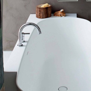 Bañera independiente de diseño blanco de estilo moderno - Lipperiavas1