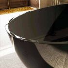 Bañera de diseño óvalo autoportante hecha en Italia Fabriano Viadurini