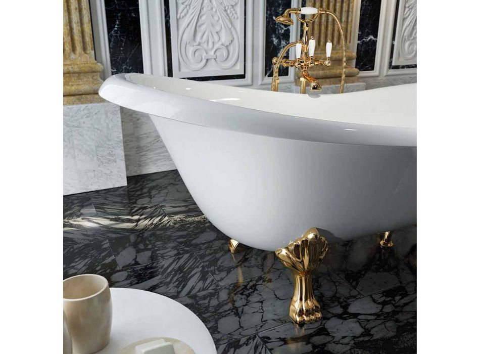 Bañera de diseño clásico independiente hecha en Italia, Fregona