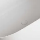 Bañera independiente, hecha en Italia, en superficie sólida - Flow Viadurini