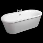 Baño independiente acrílico blanco 1770x820 mm de junio de diseño moderno Viadurini