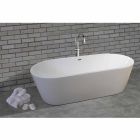 Modernos diseños blancos bañera independiente de 1785x840mm Nicole 2 Viadurini