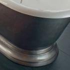 Bañera independiente de hierro fundido estilo vintage, Made in Italy - Orsola Viadurini