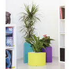 Jarrones Modulares en Polietileno de Colores Made in Italy 3 Piezas - Flowes Viadurini