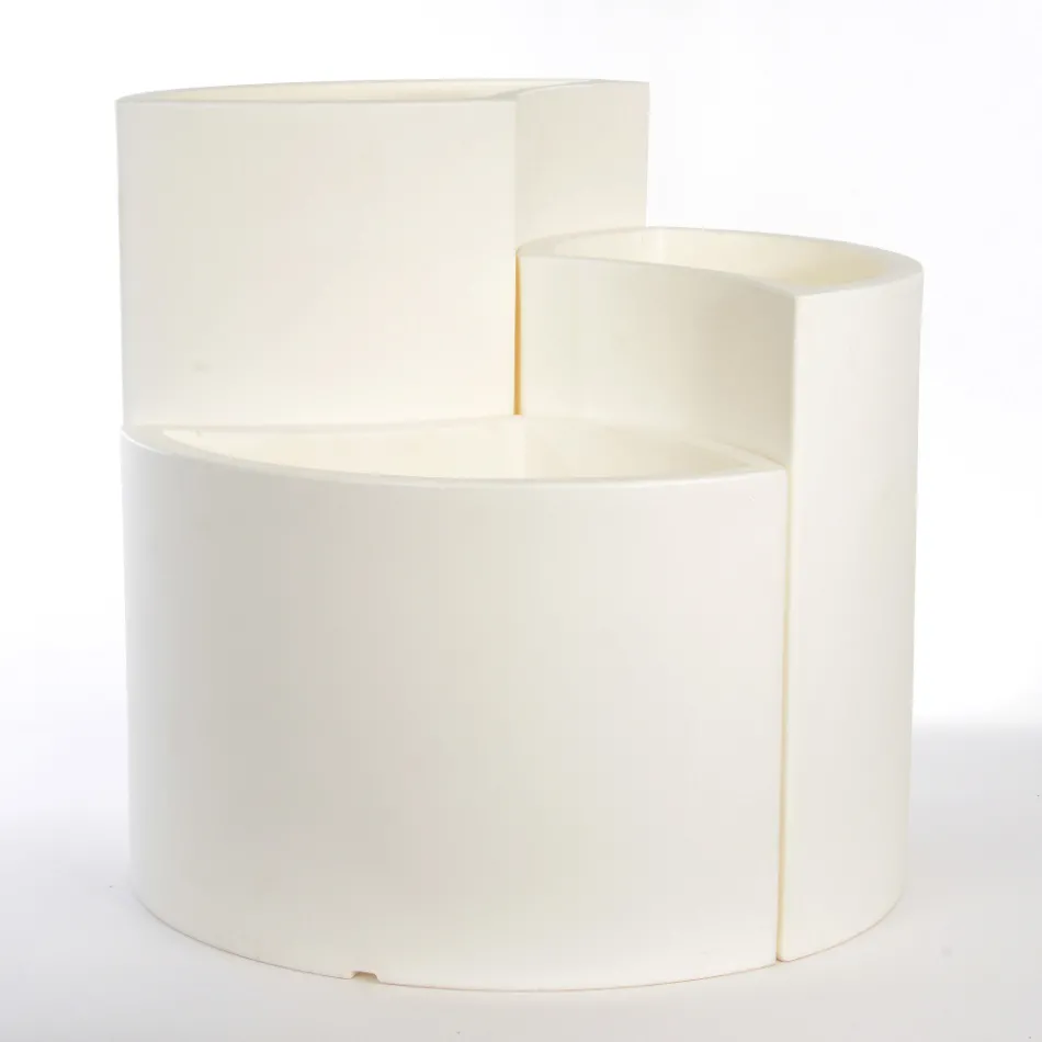 Jarrones Modulares en Polietileno de Colores Made in Italy 3 Piezas - Flowes Viadurini