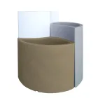 Jarrones Modulares en Polietileno de Colores Made in Italy 3 Piezas - Flowes Viadurini