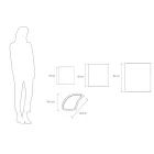 Jarrones Modulares en Polietileno de Colores Made in Italy 3 Piezas - Flowes Viadurini