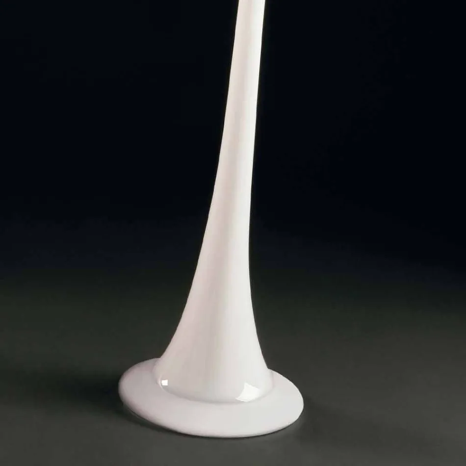 Jarrón alto de interior en vidrio coloreado de diseño moderno Made in Italy - Elviro Viadurini