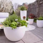 Florero con Iluminación Led o Solar Diseño Moderno de Varios Tamaños - Svasostar Viadurini