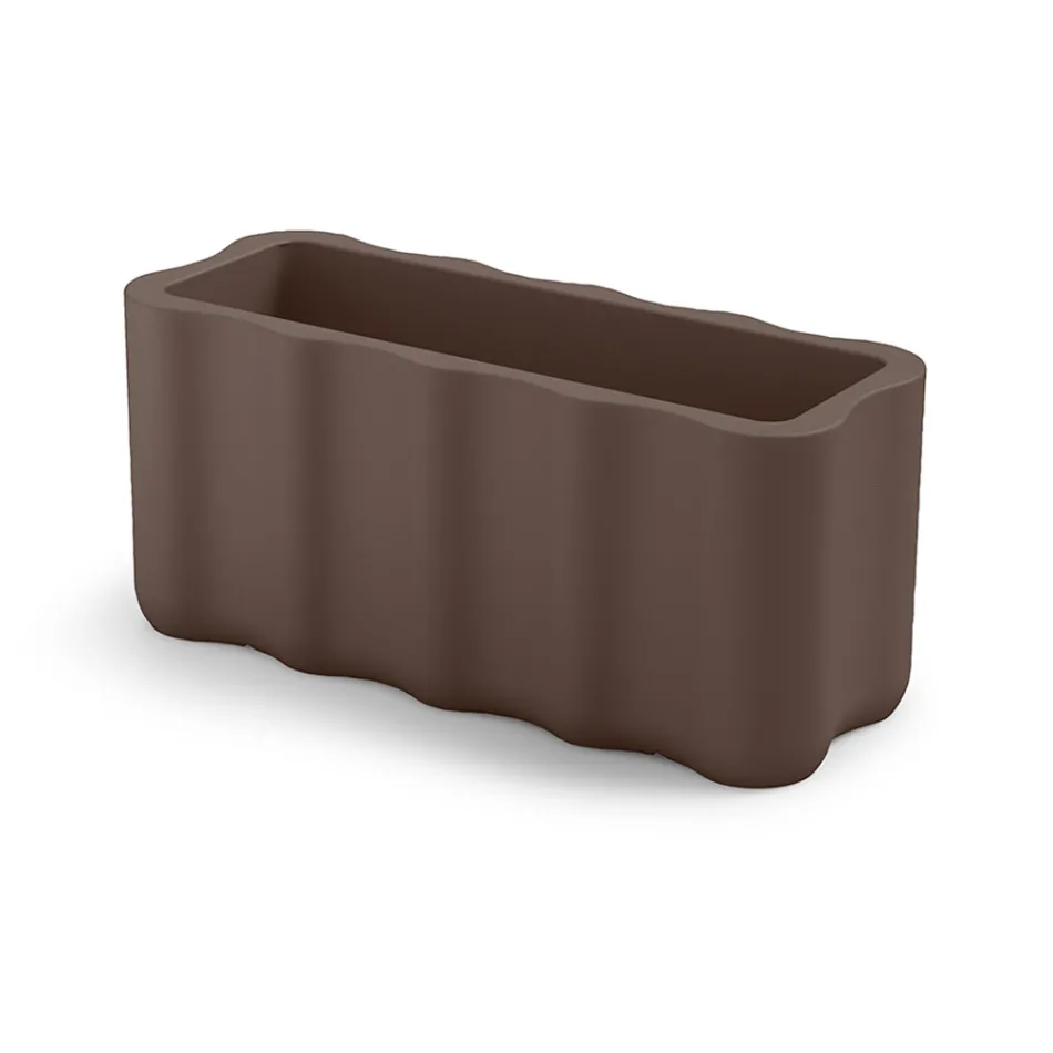 Jarrón de exterior en polietileno de colores Made in Italy - Messy Viadurini