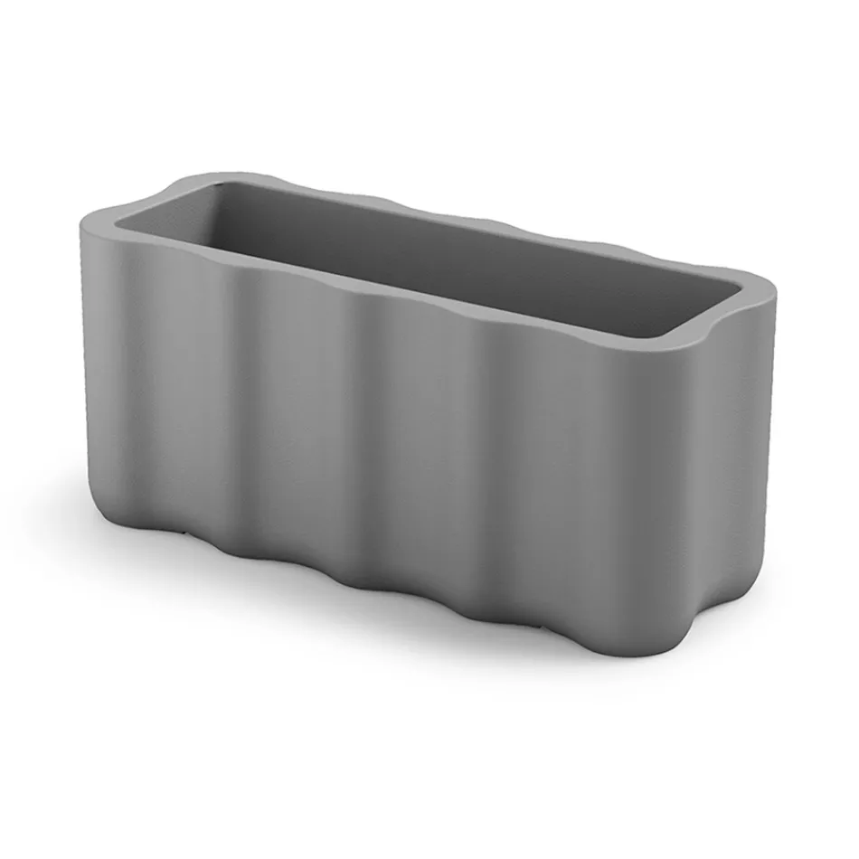 Jarrón de exterior en polietileno de colores Made in Italy - Messy Viadurini