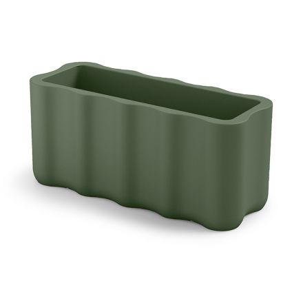 Jarrón de exterior en polietileno de colores Made in Italy - Messy Viadurini