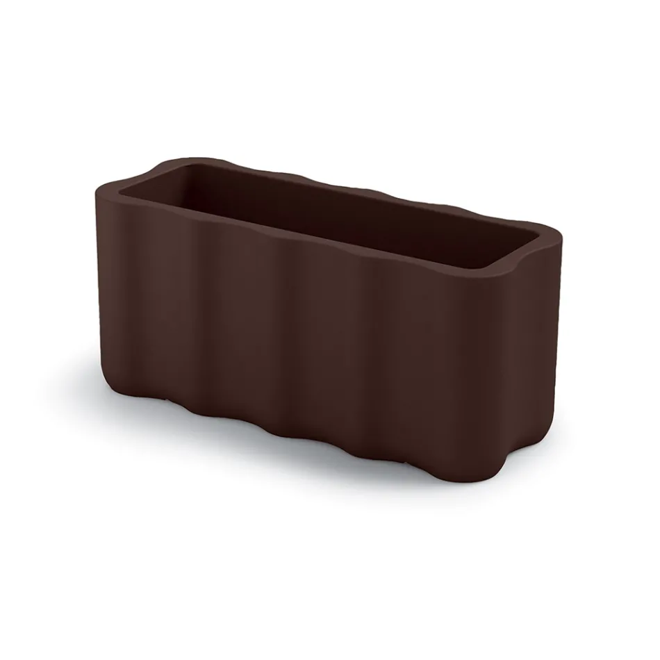 Jarrón de exterior en polietileno de colores Made in Italy - Messy Viadurini