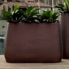 Jarrón para interior o exterior, jardinera de plástico 3 dimensiones - Pandora by Myyour Viadurini
