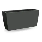 Florero Rectangular Exterior en Polietileno Made in Italy - Albarone Viadurini