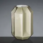 Jarrón de interior en vidrio pulido hecho a mano en Italia - Flock Viadurini