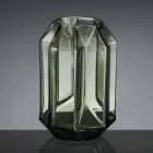 Jarrón de interior en vidrio pulido hecho a mano en Italia - Flock Viadurini