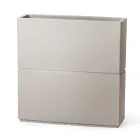 Jarrón decorativo de interior en polietileno 2 tamaños Made in Italy - Lambo Viadurini