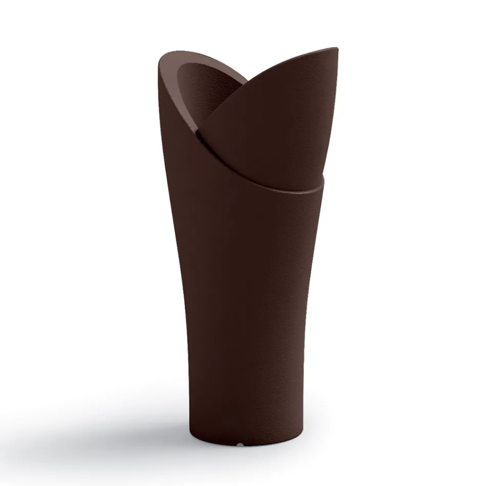 Jarrón decorativo de interior en polietileno de colores Made in Italy - Cervia Viadurini