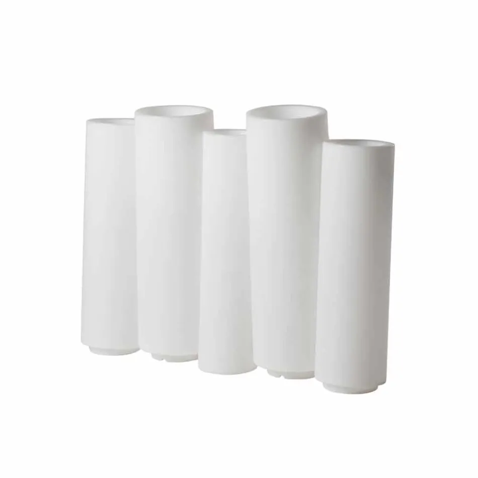 Jarrón decorativo brillante Slide Bamboo de diseño moderno hecho en Italia Viadurini