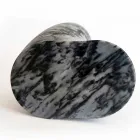 Jarrón decorativo moderno en mármol Bardiglio Fiorito Made in Italy - Dido Viadurini