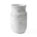 Decoración de jarrón en mármol blanco de Carrara y diseño de marquinia negra - Calar