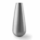 Jarrón de diseño decorativo para exteriores en polietileno Made in Italy - Menea Viadurini