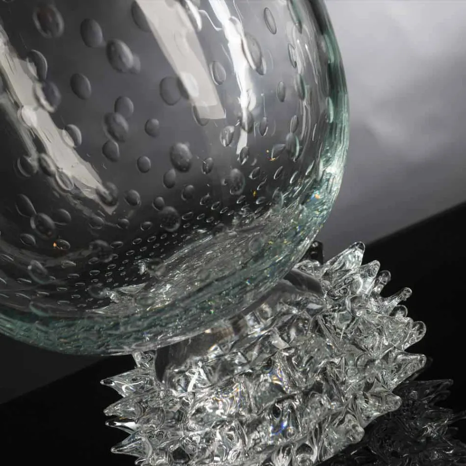 Jarrón de interior elegante en cristal de Murano hecho en Italia - Copernicus Viadurini