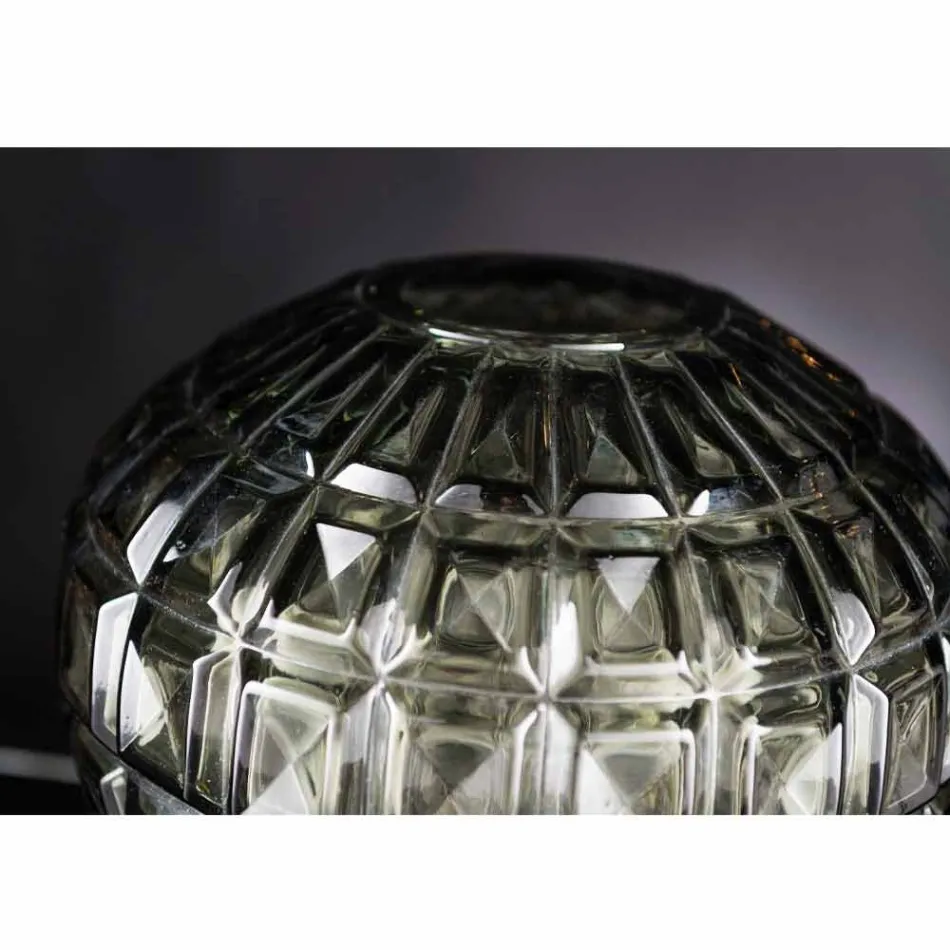 Elegante jarrón de vidrio para interior Made in Italy - Clarabella Viadurini