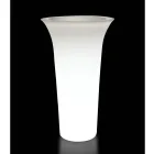 Jardinera redonda de polietileno Made in Italy - Tremont Viadurini