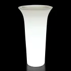 Jardinera redonda de polietileno Made in Italy - Tremont Viadurini