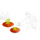 Jarrón flotante para exteriores en polietileno coloreado Made in Italy - Boa Viadurini