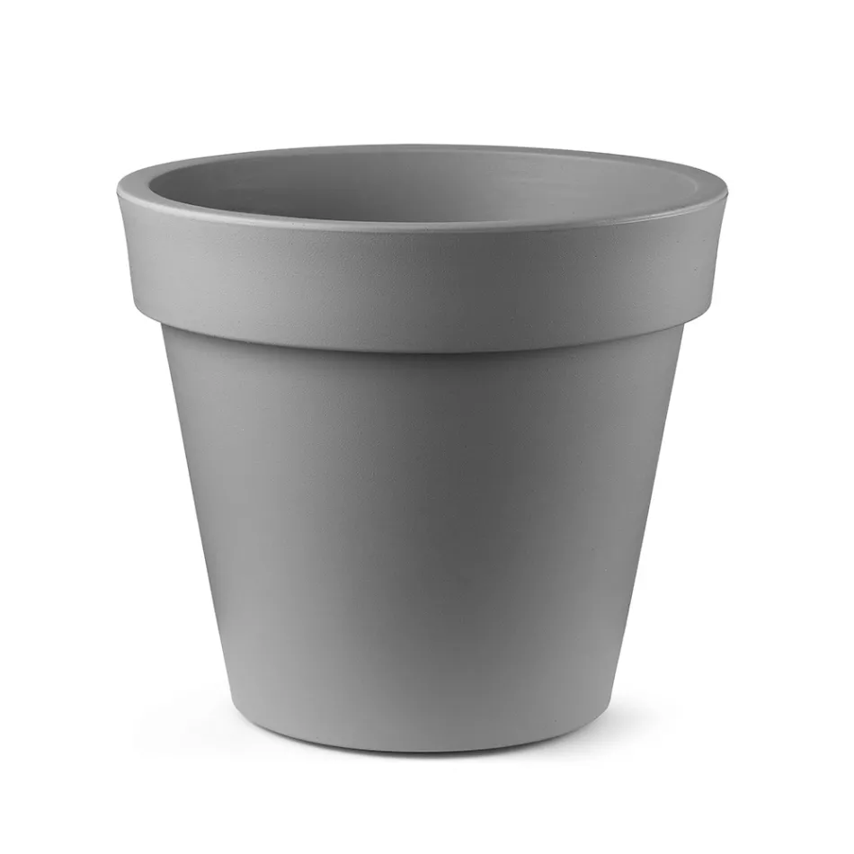 Jarrón grande de exterior en polietileno 4 tamaños Made in Italy - Emporium Viadurini
