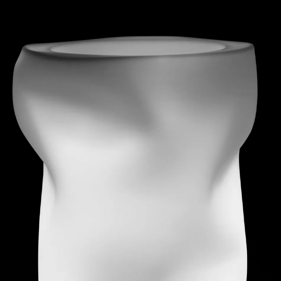 Jarrón de exterior brillante en polietileno opaco Made in Italy - Proud Viadurini