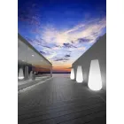 Jarrón Luminoso para Diseño Exterior en Polietileno Made in Italy - Menea Viadurini