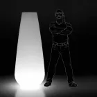 Jarrón Luminoso para Diseño Exterior en Polietileno Made in Italy - Menea Viadurini