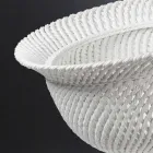 Jarrón de cerámica ornamental de interior hecho a mano en Italia - Napoleón Viadurini