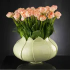 Jarrón ornamental moderno en cerámica coloreada hecho a mano en Italia - Onyx Viadurini