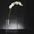 Florero moderno de plexiglás transparente hecho en Italia - Único Viadurini