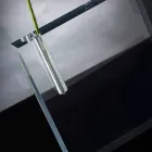 Florero moderno de plexiglás transparente hecho en Italia - Único Viadurini