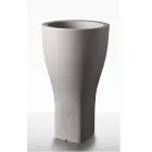 Maceta de jardín redonda de colores en polietileno Made in Italy - Tremont Viadurini