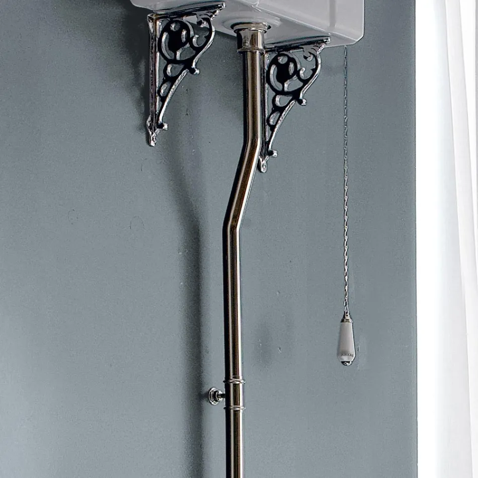 Florero de piso de cerámica con cassette Made in Italy - Marwa Viadurini